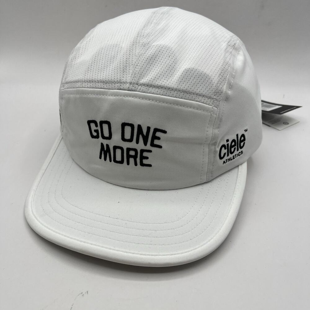GO ONE MORE Running Hat NWT Ciele Limited One Size Adjustable 58cm